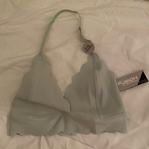 Scallop Halter Bralette
